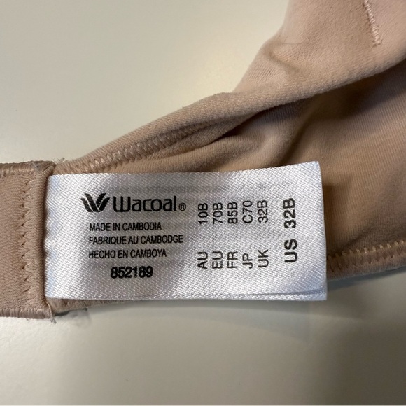 Wacoal Style 852189 How Perfect Wire Free T-Shirt Bra, Size 32B GUC - Picture 5 of 6